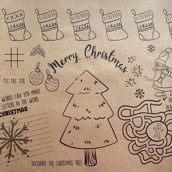 Christmas Activity Placemats